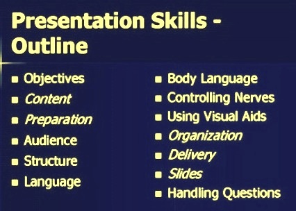 presentation effective skills outline making ispatguru fig