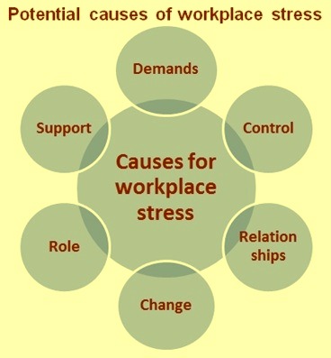 Potential causes of workplace stress